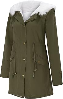 Baiomawzh Women's Thin Lightweight Fleece Jacket with Full Zip Plush Jacket Warm Leisure Transition Jacket Suede Long Sleeve Warm Lined Jackets Large Sizes Fleece Hoods Teddy Fur
