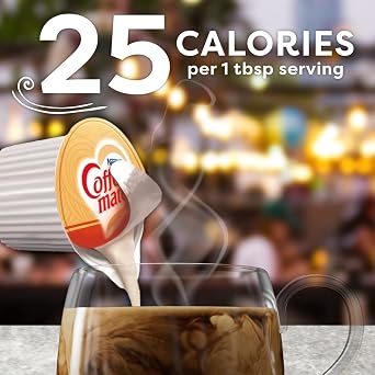 Nestle Coffee mate Hazelnut Liquid Coffee Creamer Singles, 24 Count