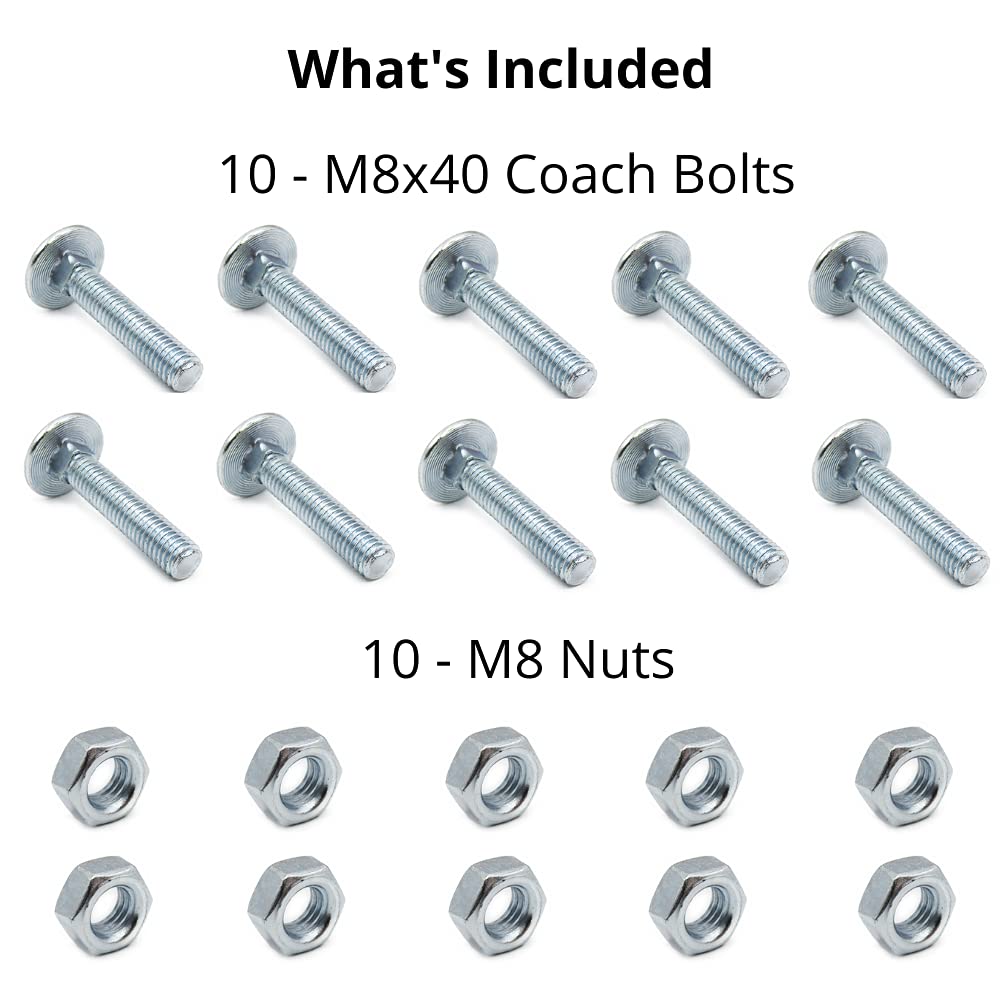 Bulloni Trasporto M12 Bulloni Da Carrozza M12 In Acciaio Inox A2 - Testa A Cupola, Filettatura Completa, Lunghezza 80mm Viti In Acciaio Inox A2 - Foto 7