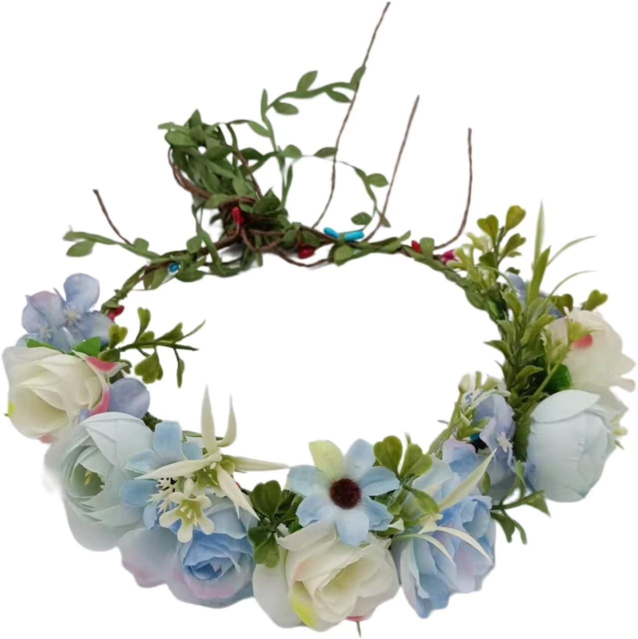 Flower Headpiece Women’s Elegant Flower Headgear Festival Bridal Wedding Shoot Props Birthday Party Decoration