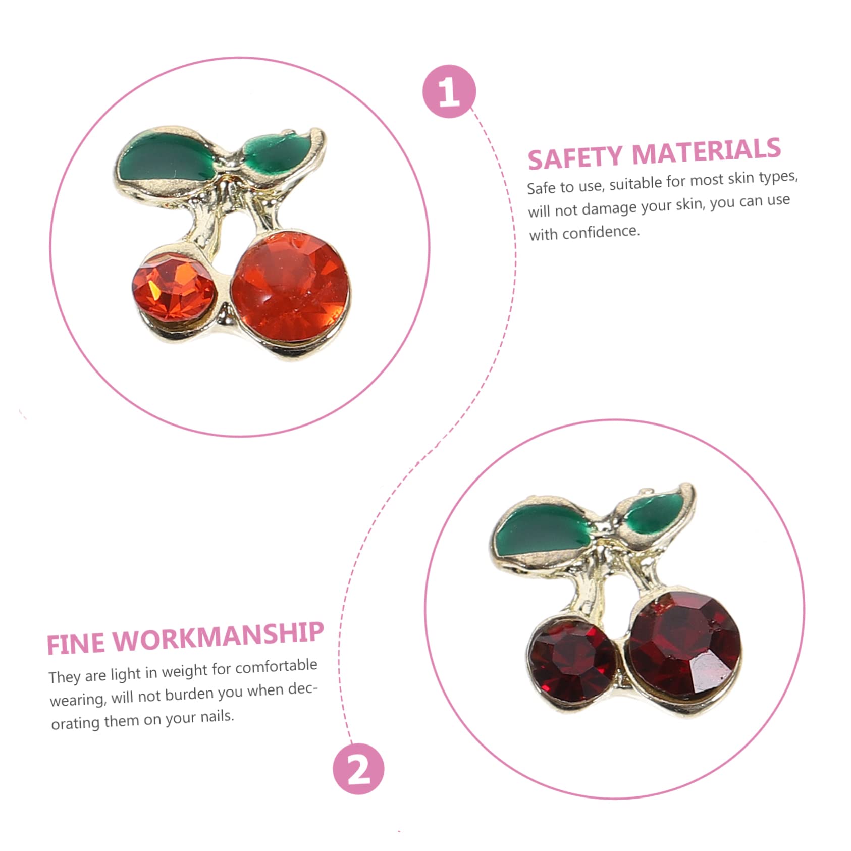 FRCOLOR 300 piezas de accesorios de arte de uñas con diamantes de imitación joyas colgantes de uñas accesorios de uñas piedras preciosas clavo clavo piedras preciosas uñas accesorios de aleación
