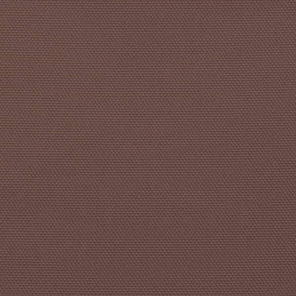 Żagiel przeciwsłoneczny z tkaniny Oxford, kwadratowy, 6 x 6 m, brązowy, odporny na promieniowanie UV, 6 x 6 m, z powłoką PU, elementy mocujące ze stali nierdzewnej i liny do ogrodu, na taras, balkon