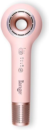 L'ANGE HAIR Axia HaloRing - Secador de pelo iónico de secado rápido para un acabado suave y sin encrespamiento, motor profesional sin escobillas de