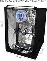 Vista 2 de Creality Ender - Carcasa para impresora 3D, resistente al fuego y al polvo, cubierta protectora de temperatura constante para impresora Creality