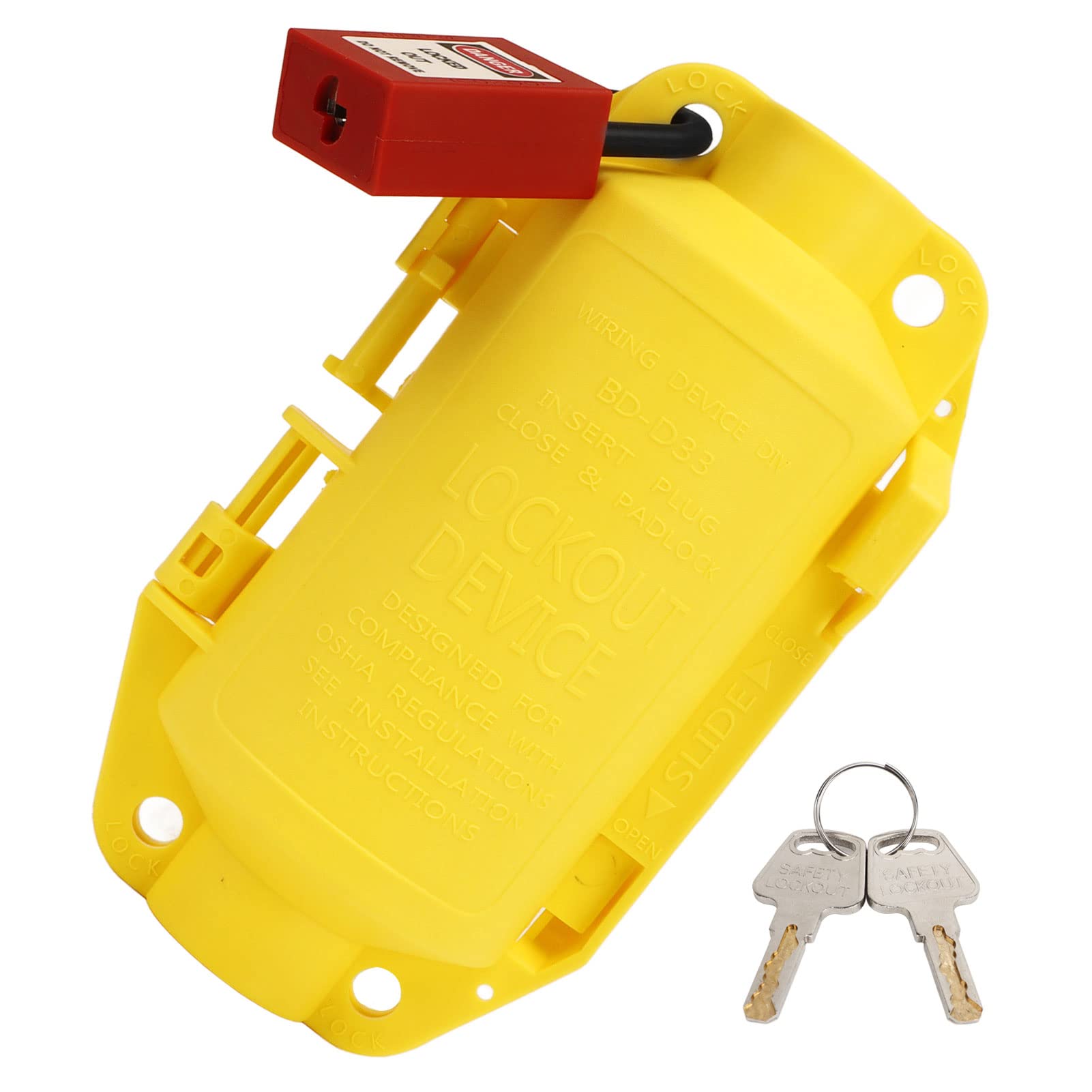 Industrial Electrical Plug Lockout Device Set Universal Electrical Plug Lockout for Industrial Appliances