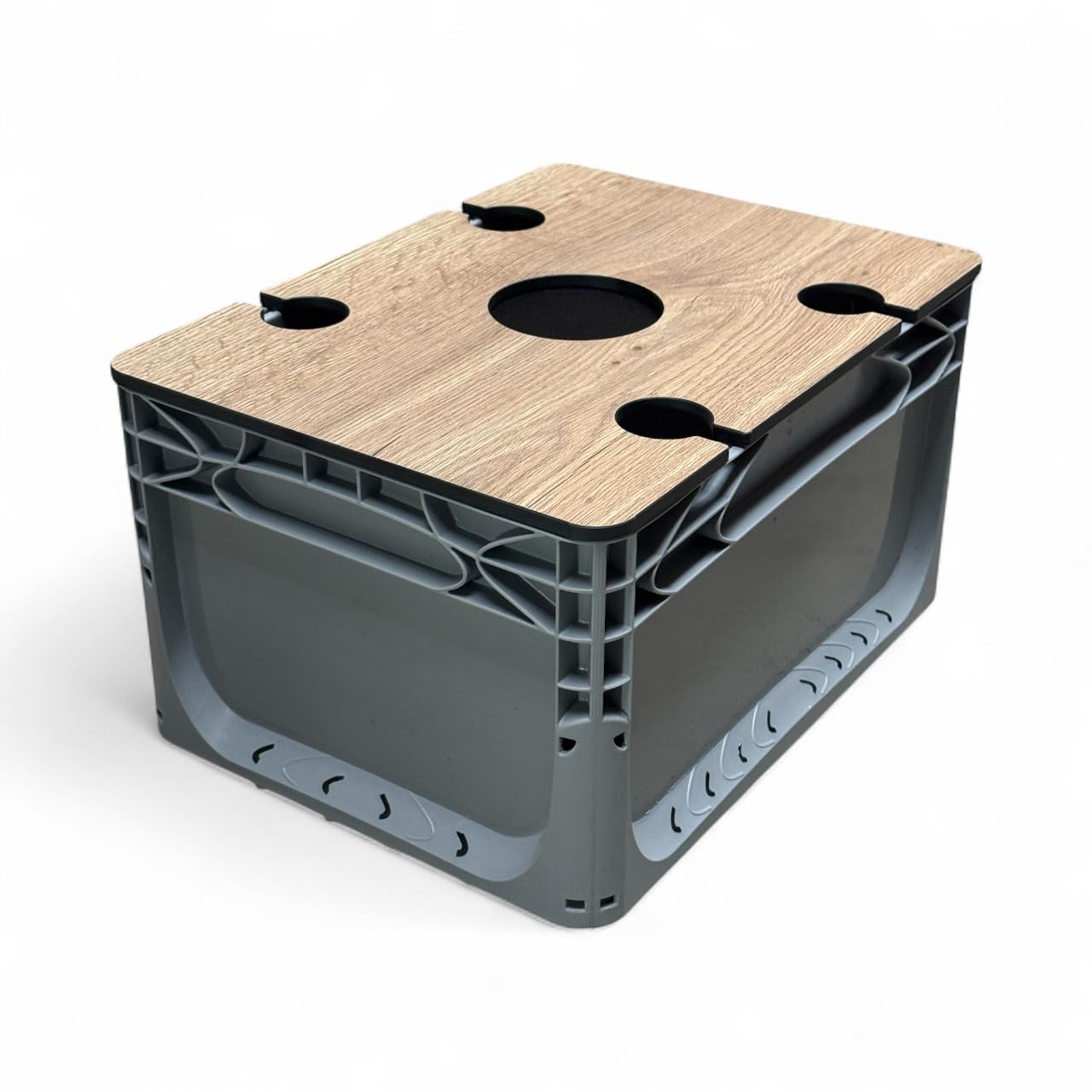 STYYL Tutty-HolztablettY – der Elegante Magnet-Beistelltisch in edler Eichenoptik Aperoletty Camping Tisch Beistelltisch klein faltbar magnetisch