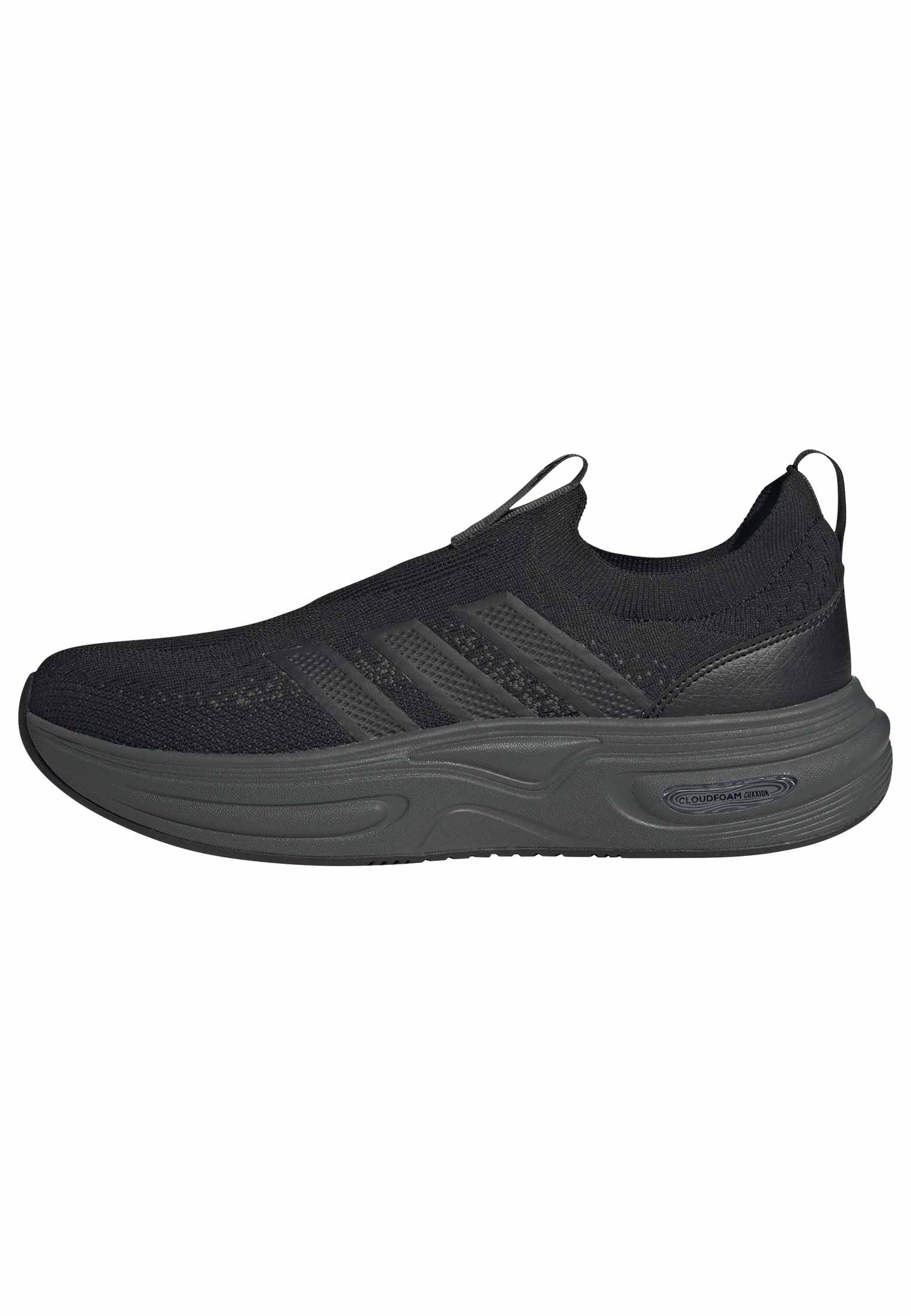 adidas Men's Cloudfoam CUXXION Slip ON Shoes, core Black/Carbon/Grey six, 9.5 UK