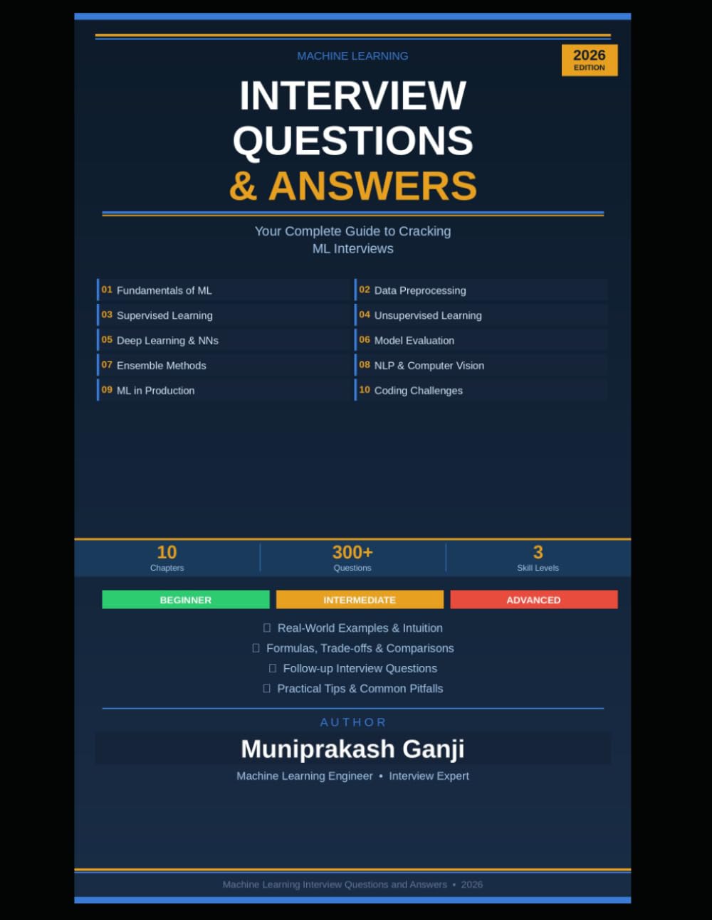 Machine Learning Interview Questions & Answers: A Complete Guide to Cracking ML, AI & Data Science Interviews