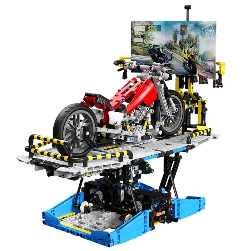 litodinogo TGL T2016 Technik Motorrad -Testbank aus Bausteinen,Klassisches Klemmbausteine Motorrad Spielzeug für Kinder…
