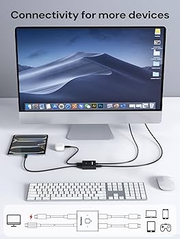 分配器・切替器 IZELL USB-C DocjkingStation with4Display Amazon.com: Dockteck USB C Switch, Bi-Directional Switcher