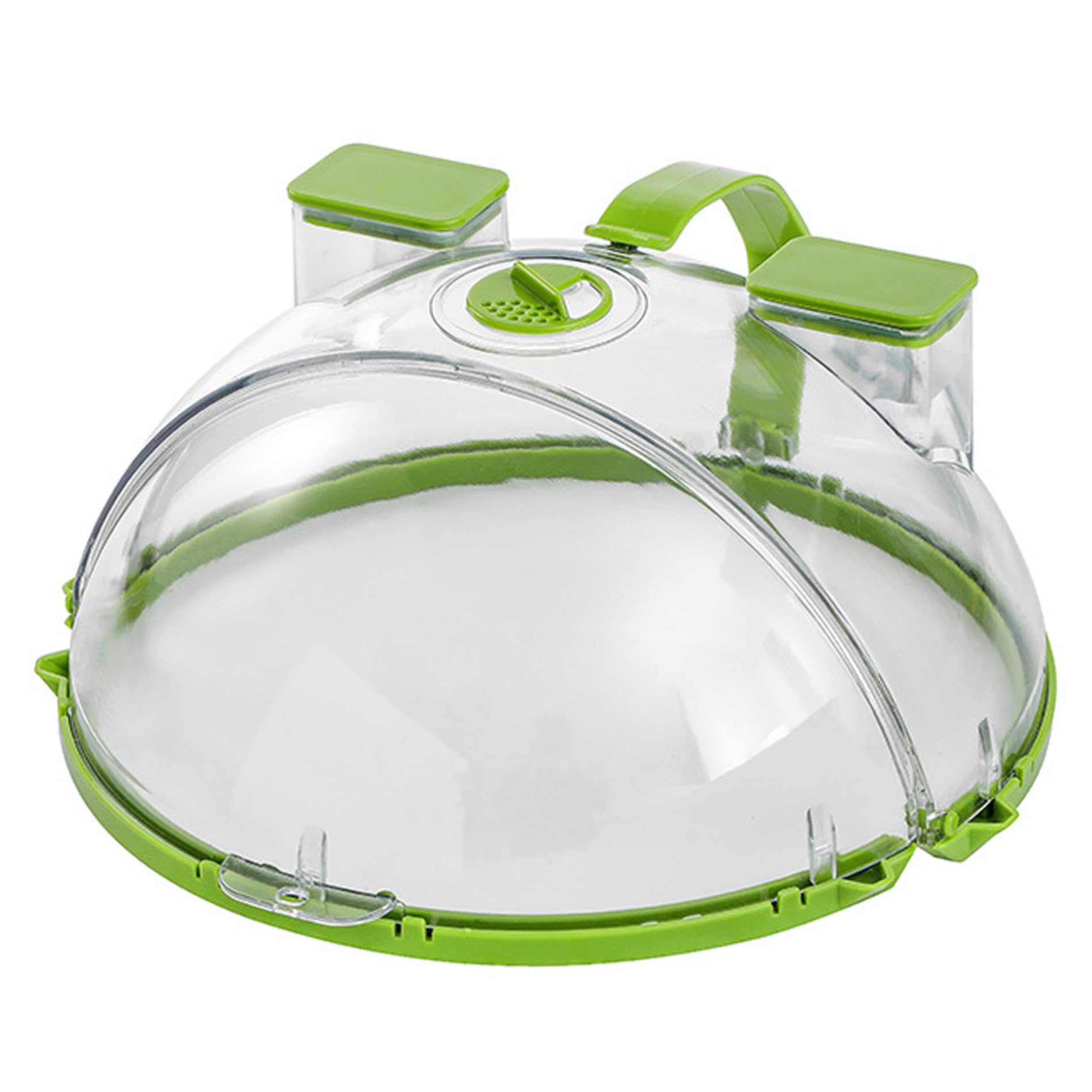 Vistnale Food Cover for Microwave|Microwave Steam Cover, Retractable Splatter Guard For - Water Injection Design For Lock, Heat-resistant Food With Anti-scald Handle, Boxed