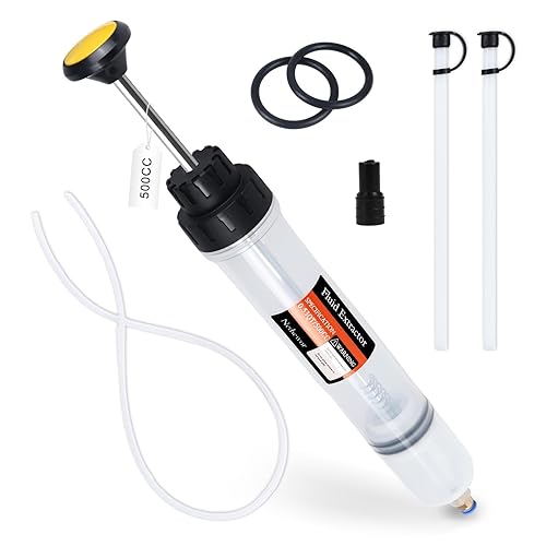 500CC Automotive Fluid Extractor with 39'' Long Hose & ExtensionTubes,
