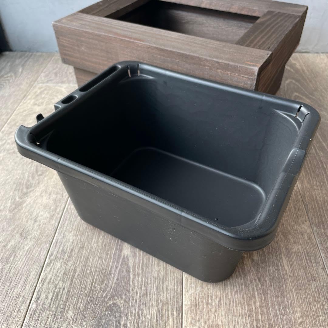 Amazon.co.jp: メダカ飼育セット 《木枠・水槽4L・低床セット 》杉材
