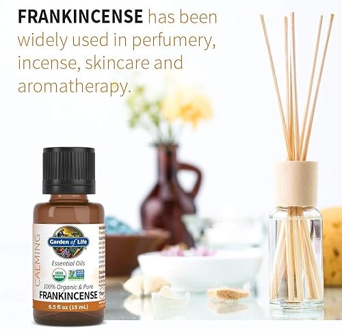 Miniatura 4 de Garden of Life Aceite esencial, incienso, 0.5 onzas líquidas (0.5 fl oz), 100% orgánico y puro por la USDA – limpio, sin diluir y sin OMG – para