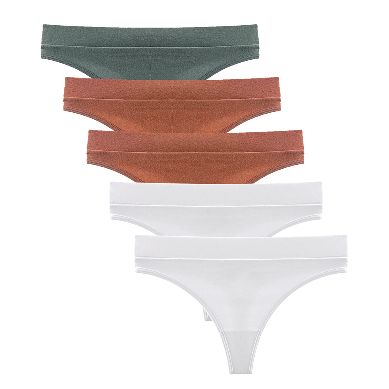 mxgz Yoga Thongs, Casual Ribbed Fitness Thong for Date (M)-picture-48