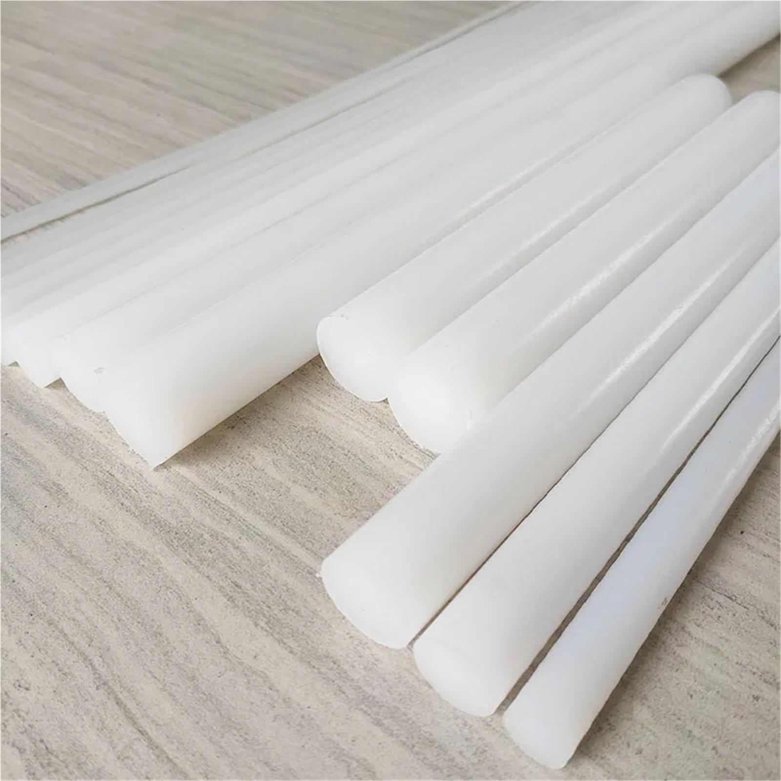 Weißer Polyamidstab PA6 aus reinem Nylon, verschleißfeste Stangendurchmesser von 4 mm bis 45, for die Bearbeitung für CNC Bearbeitung(Length 50cm,Dia. 30mm)