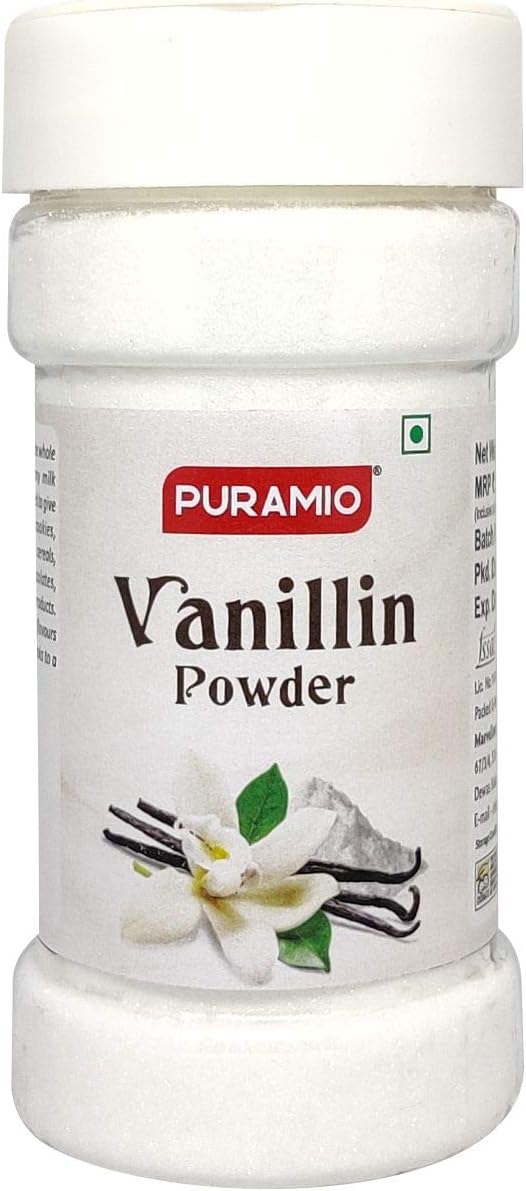 PURAMIO Vanillin Powder, 100g