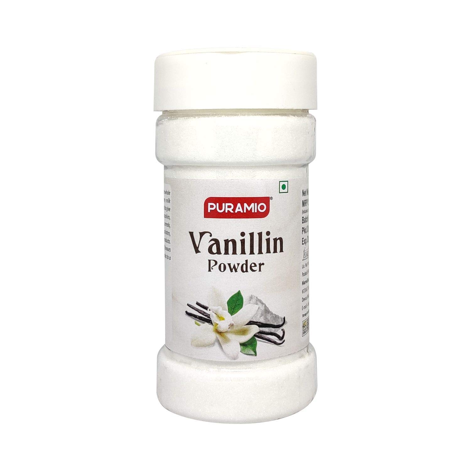 PURAMIO Vanillin Powder, 100g (B092DHF3MH) Amazon Price History, Amazon Price Tracker