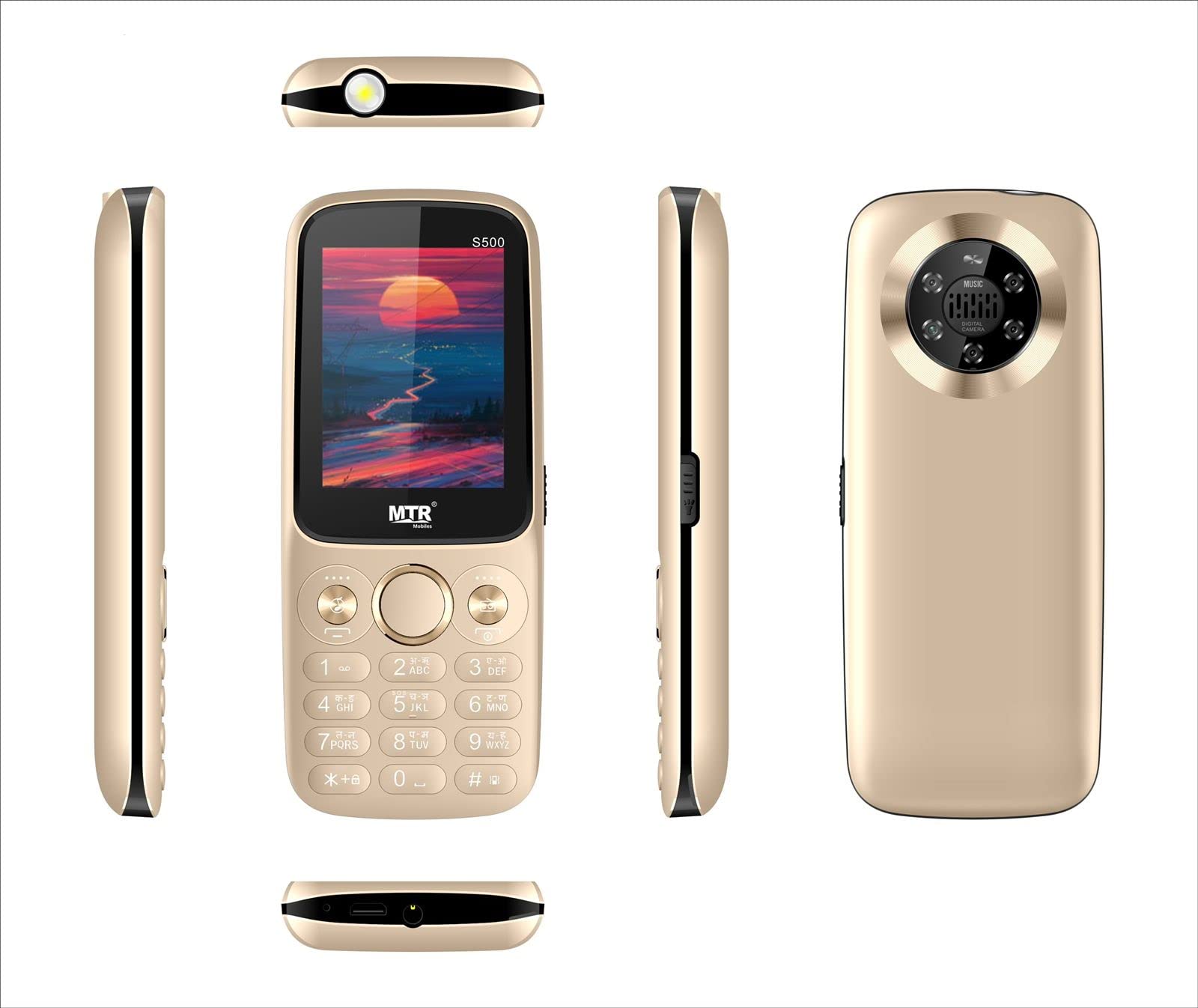 MTR S500 (Gold) Phone with 2.4 INCH Display,3000 MAH Battery,Voice Call Recording,Contains Many Indian Language,Vibration-picture-10