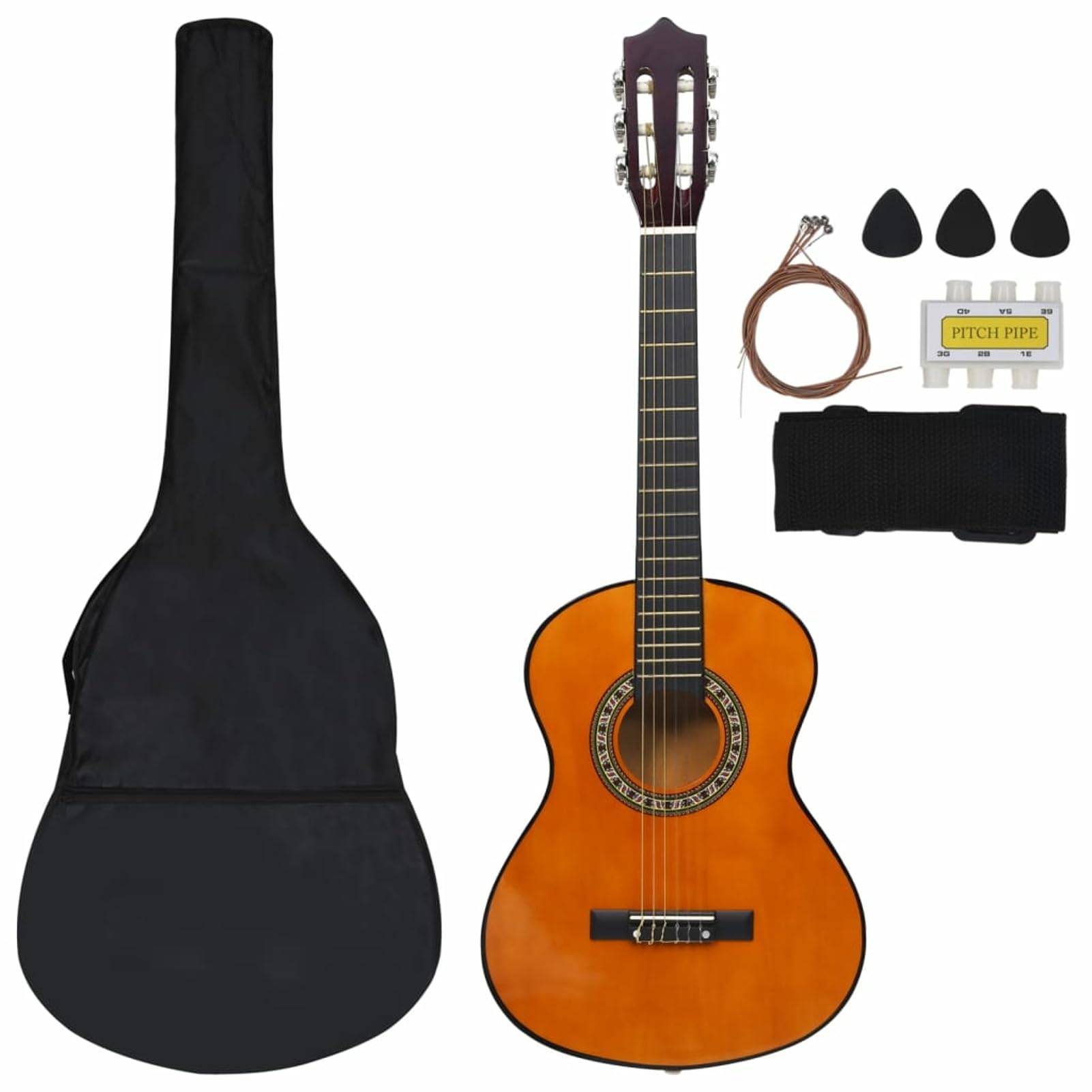 Set Chitarra Classica per Principianti 8 pz 1/2 34",Arte e Svago,Hobby e Arti Creative,Strumenti Musicali,Strumenti a Corda,Chitarre-70129