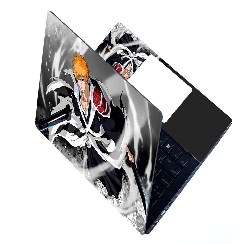 BAEYE Full Laptop Skin Stickers HD Quality Sticker for Laptops Upto 15.6" (Dustproof|Waterproof|Scratchproof|Reusable) - BE Bankai FL