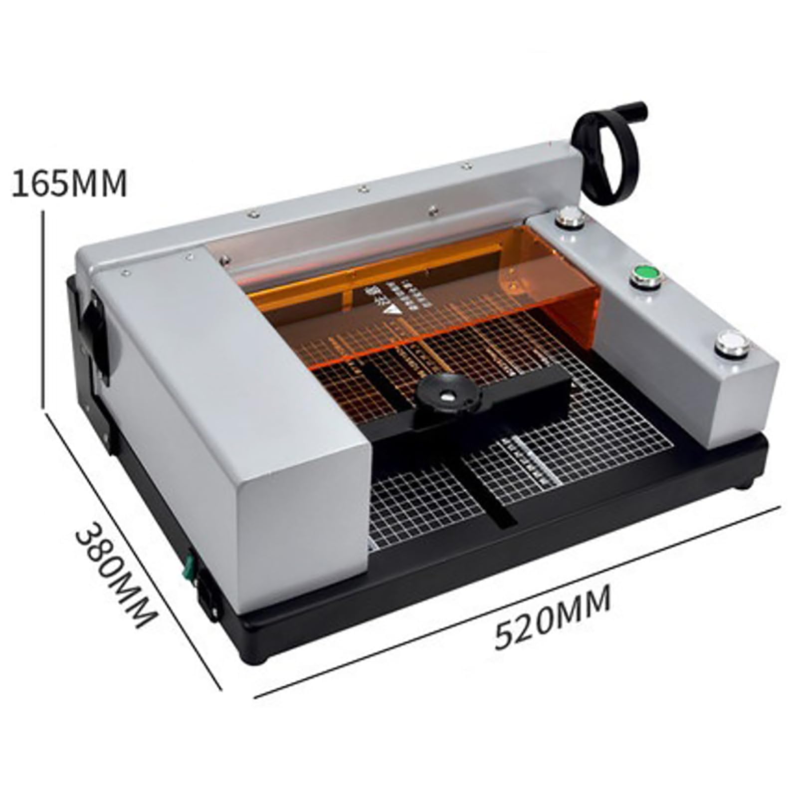 COYEUX Tagliacarte Elettrico a ghigliottina, taglierina per Carte a Strati Spessi, Taglia Facilmente Carta Fino a 40 mm, con griglia, per cartoncini in Pelle