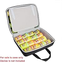 Vista 2 de Hermitshell Estuche rígido de viaje para compuesto de modelado Play-Doh, paquete de 40 latas de colores de 3 onzas (solo estuche negro)