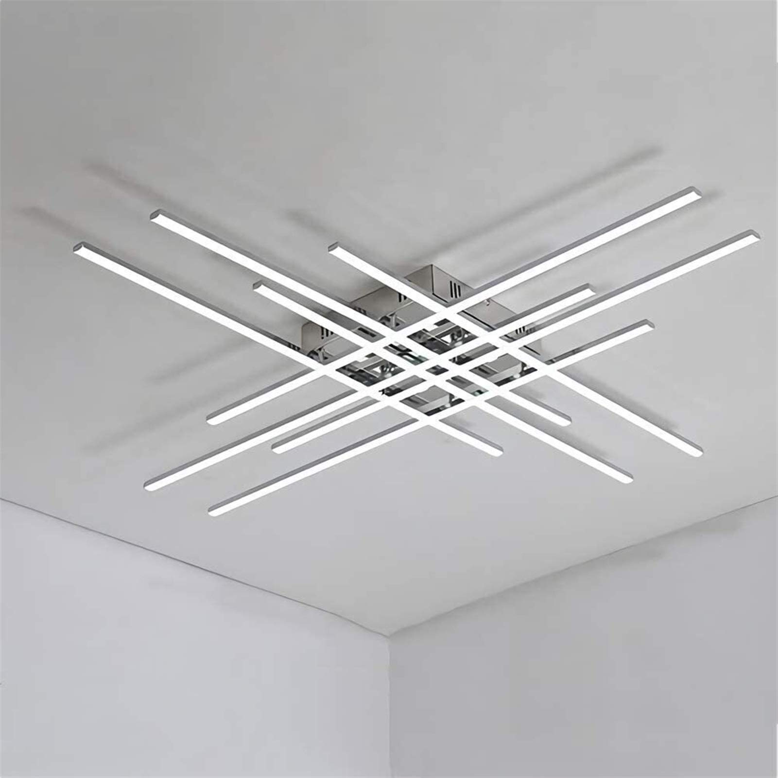Lustre suspendu à LED avec variateur et design or chic pour îlot de cuisine