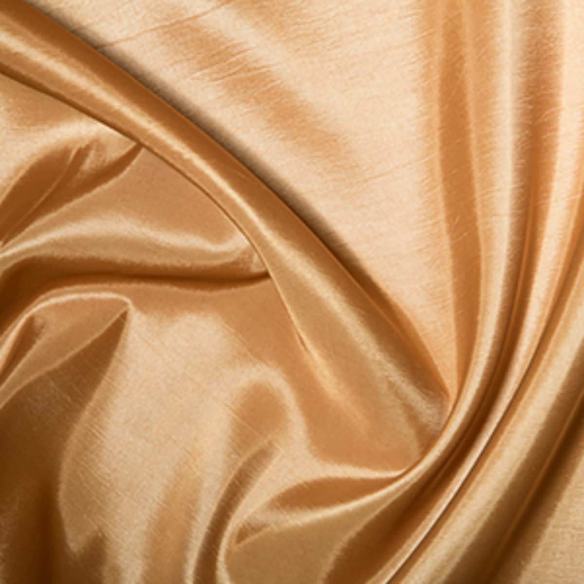 Taffeta Metallic Silk Satin Dress Fabric Material - Wheat, 10Mtr - 1000cm x 140cm