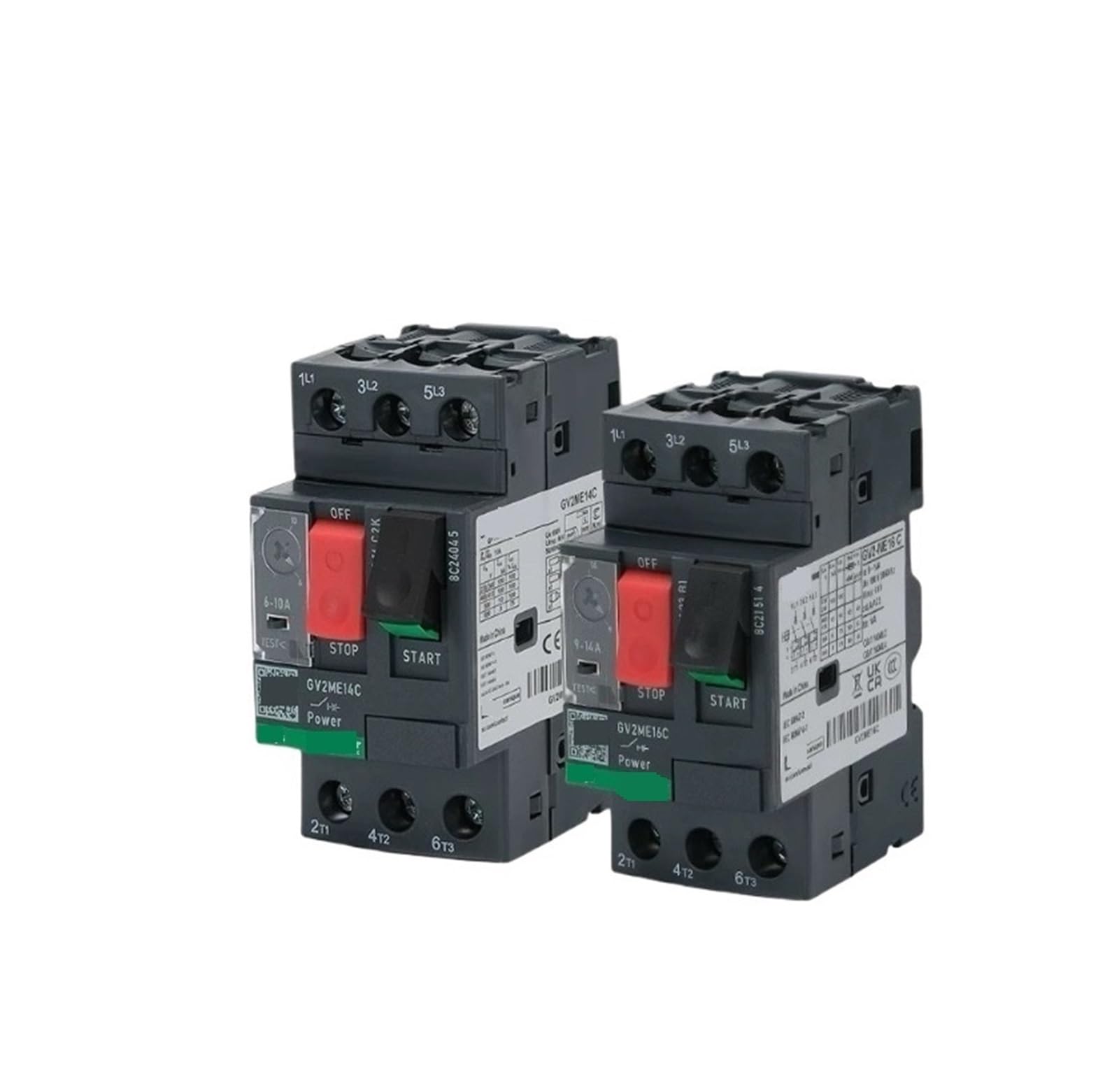 Disjoncteur de protection moteur GV2-ME02C magnétothermique bipolaire
