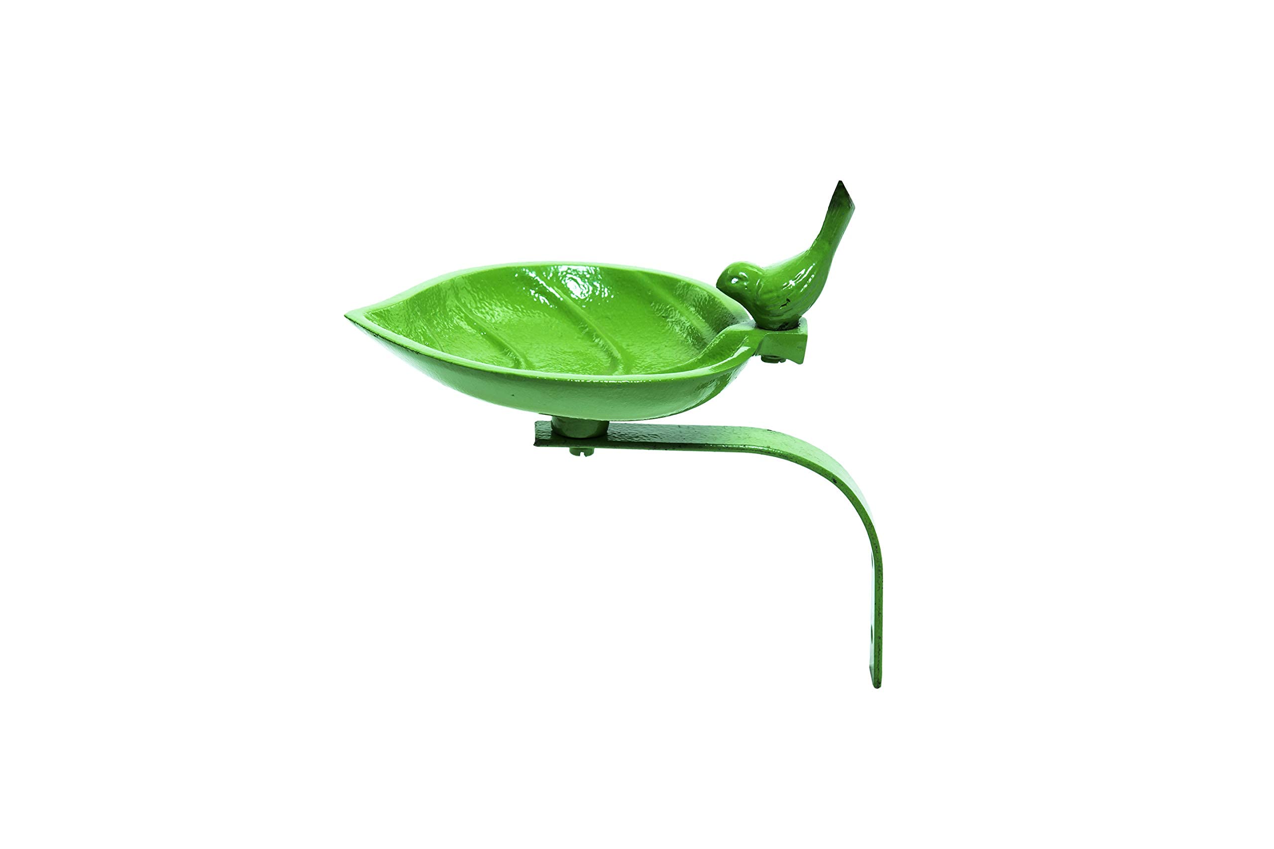 Vimal Heavy Duty Wall Mounted Bird Feeders | Great for Attaracting Birds-Leaf Shaped | (Green) 17 X 16 X 12 cm 1