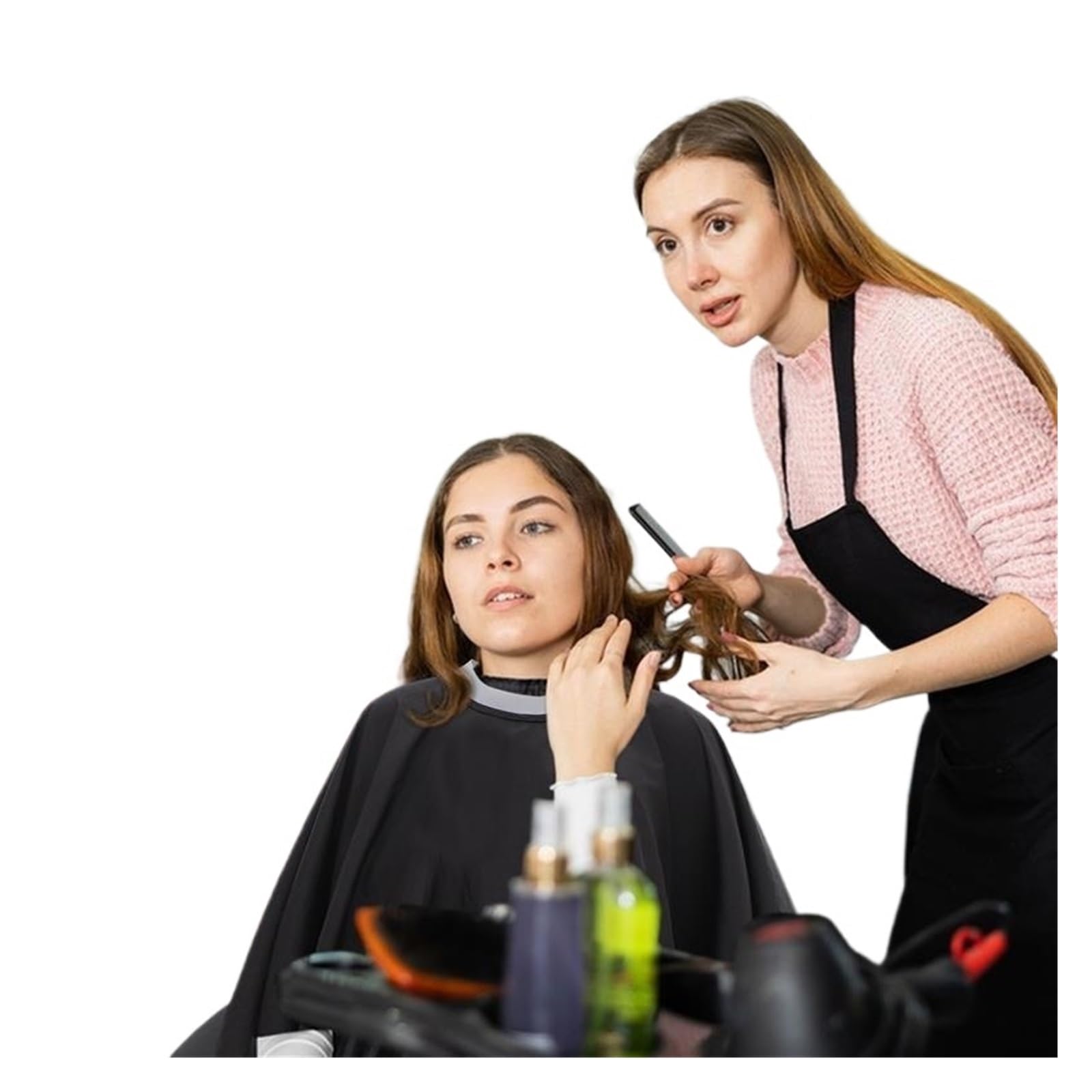 Capa Peluqueria Barber Cape Hair Cutting Hairdressing Salon Cloak Dyeing Waterproof Grooming Apron