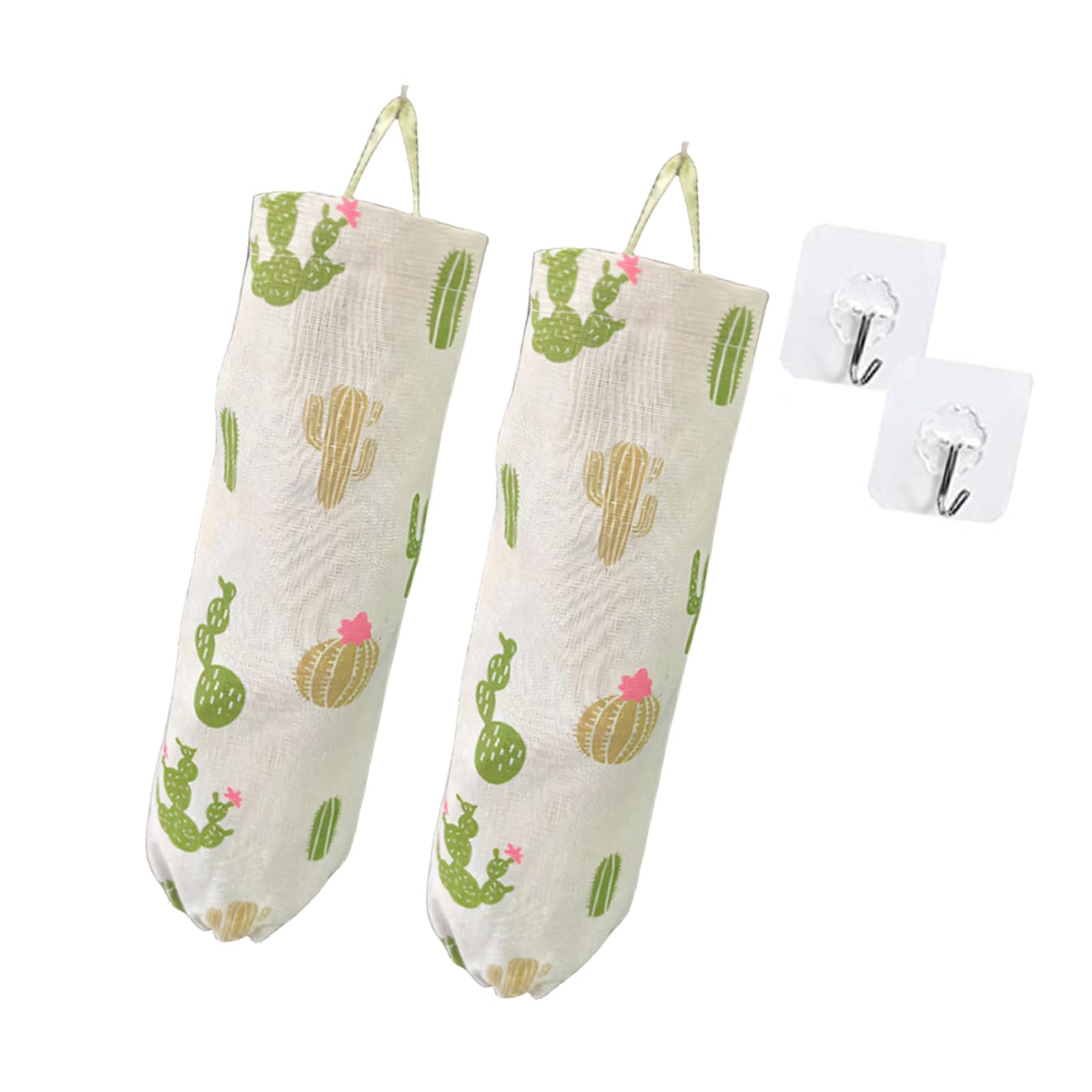 Nucelit Linen Wall Hanging Trash Bag Dispenser for Kitchen Bathroom Garage Storage Sturdy and Tear Resistant Large Capacity Kitchen Trash Bag Holder Wall Mounted Storage Organizers