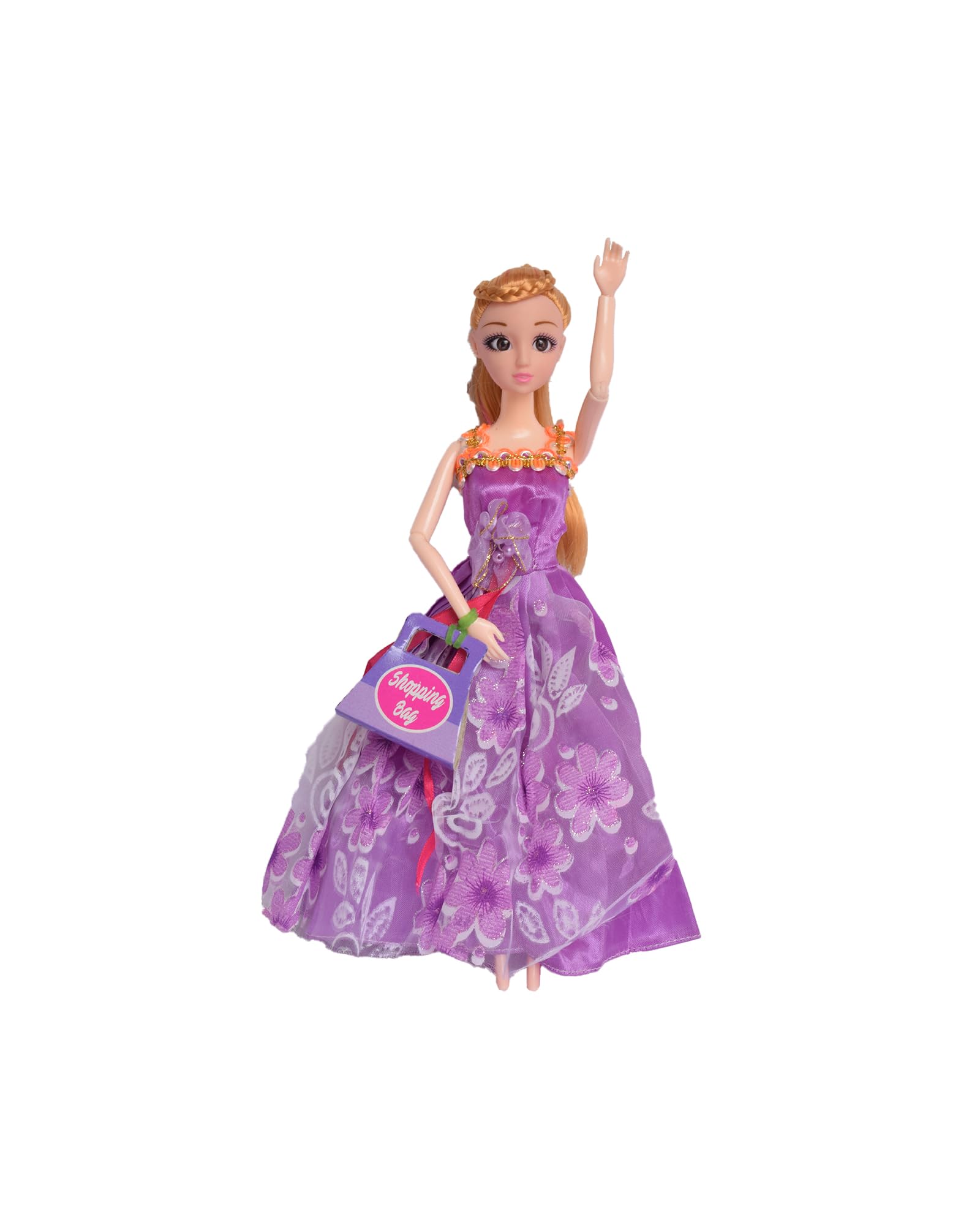 EL FIGO Fashion Doll Toy for Girls with Moveable Arms (Accessories Included 28 c.m) (B0CB8B1THH) Amazon Price History, Amazon Price Tracker
