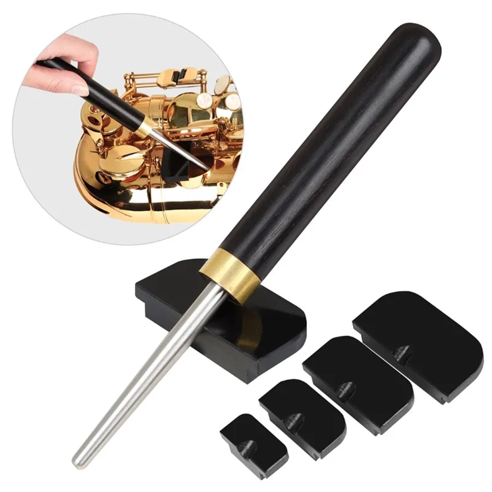 Saxophon-Reparatur-Set Professionelle Saxophontöne, Schallloch-Verformungsreparatur, Nivellierungswerkzeuge, Saxophon-Schallloch-Werkzeug, Schallloch-Verformungswerkzeuge