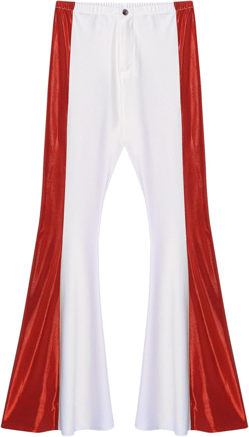 70s Hippie Costume for Women Cowgirl Cheer Leader Outfit Retro Casual Pants