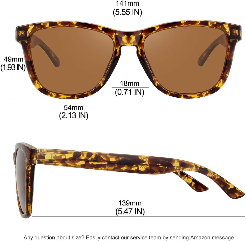 MEETSUN Polarized Sunglasses for Women Men Trendy Classic Retro Designer Style - Image 4