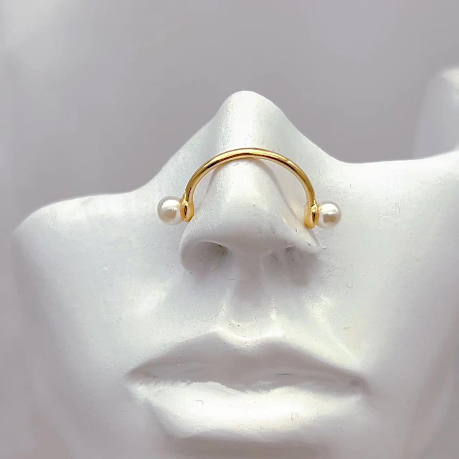 YROHGKPN Nose Bridge Corrector, Chic Nose Enhancer Shaper for Women Men, Comfortable Copper Nose Clip