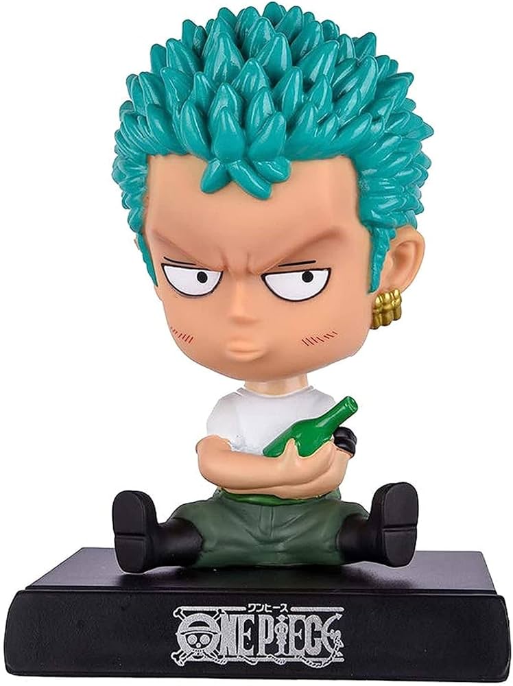 Ozzo Roronoa Zoro One Piece Bobblehead Action Figure Toy