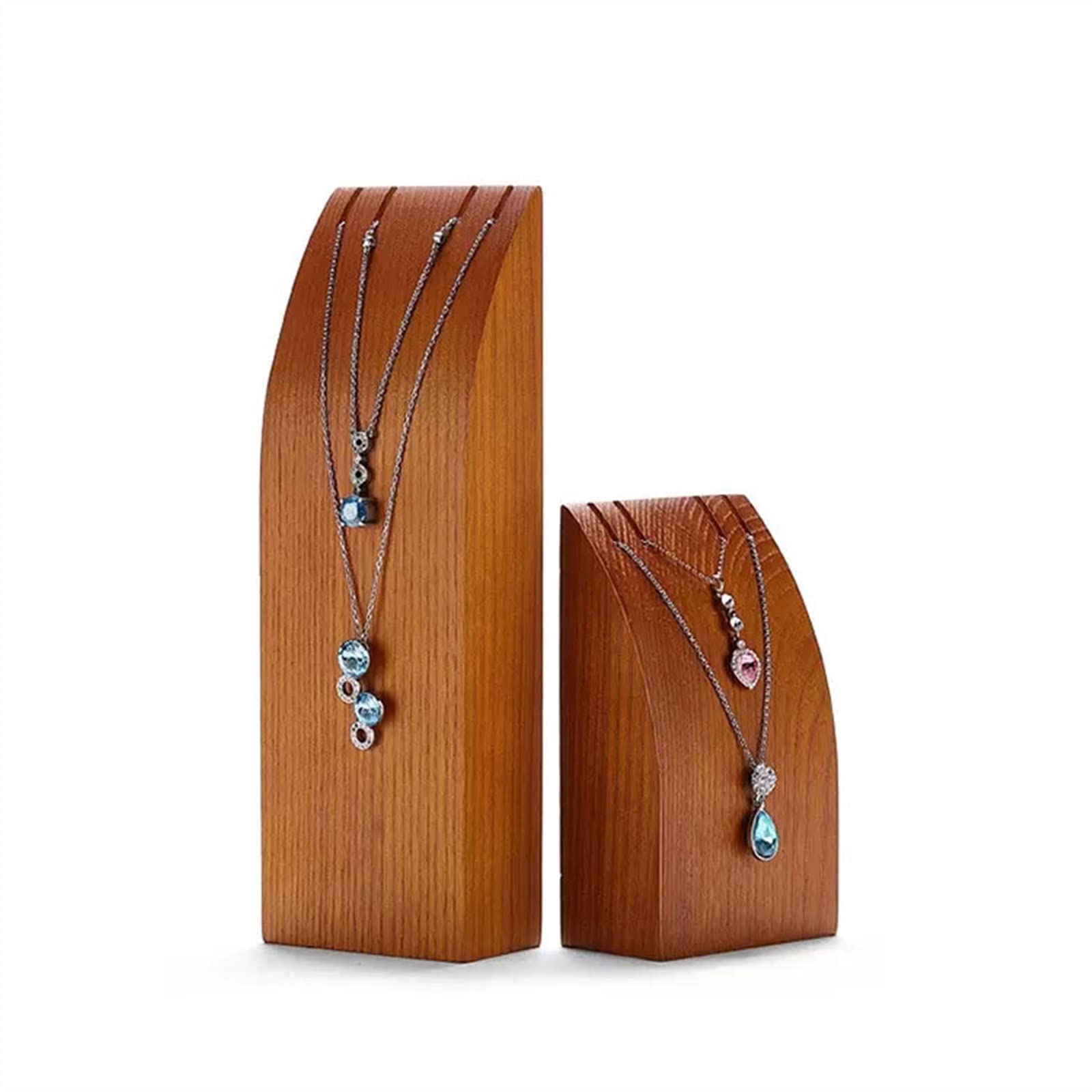 Espositore Per Collane In Legno, Espositore Per Collane A Cavalletto Espositore Per Gioielli Espositore Per Collane Pannello Per Gioielli Porta Collane A 12 Scomparti Per Collane Pendenti 87709775
