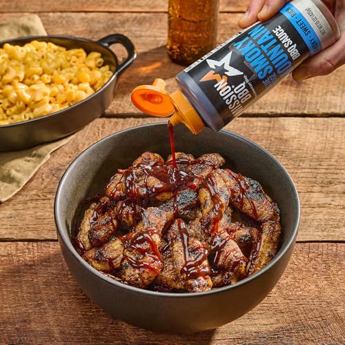 Image of MISSION BBQ BBQ Sauce, Blue Ridge Smoky Mountain, A Rich Barbecue Sauce That Is Perfect For Adding A Smoky, Sweet Flavor to Chicken, Pulled Pork and Seafood, 15 oz (Pack of 6)