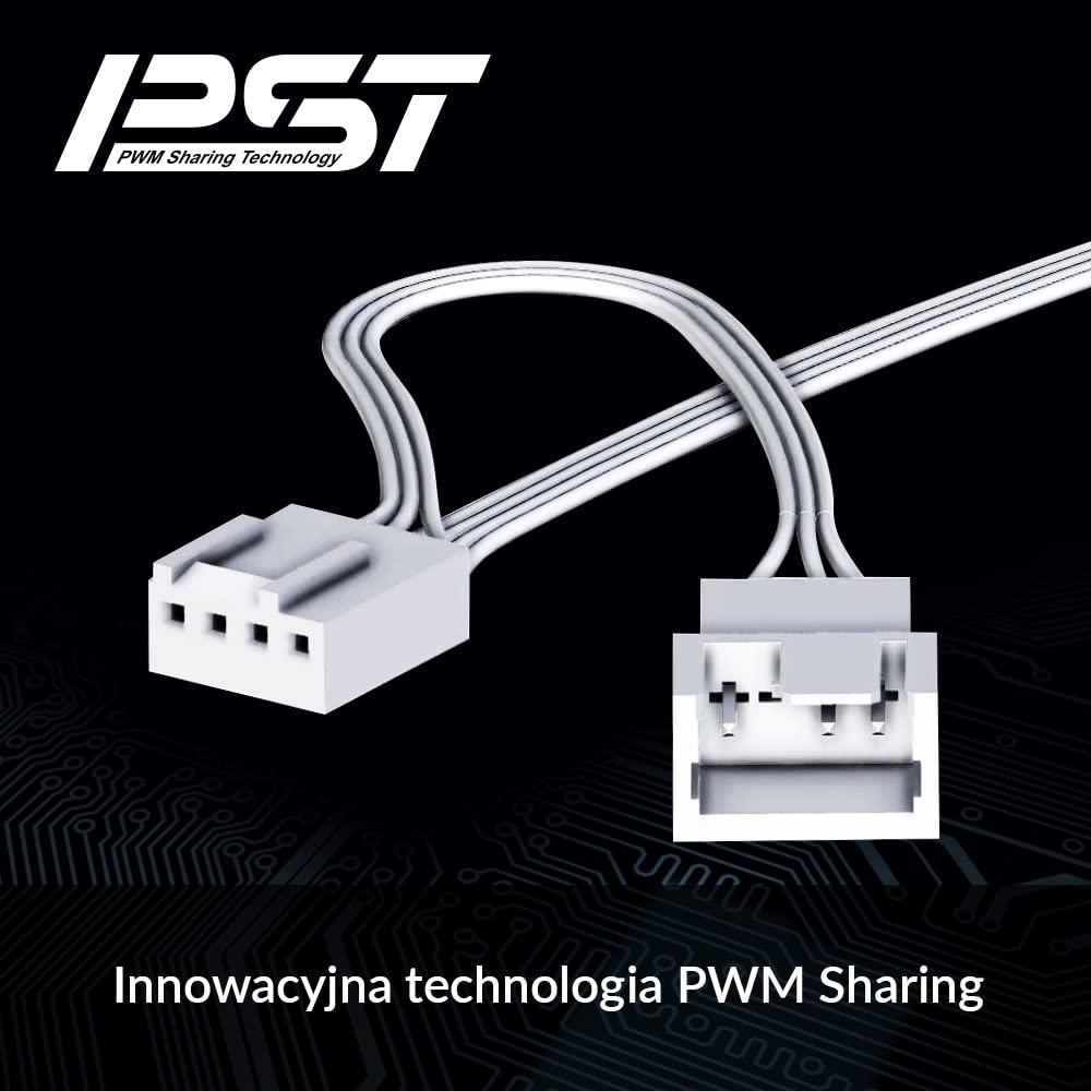 ARCTIC P12 PWM PST A-RGB (3 Szt.) - 120 mm wentylator PWM zoptymalizowany pod kątem ciśnienia statycznego, wentylator obudowy, półpasywny: 200-2000 RPM