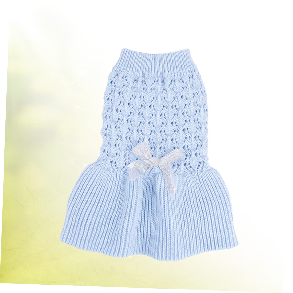 BESPORTBLE 2pièces Pull pour Chien Et Chat De Printemps Laine Douce Vêtement à Deux pour Chiens Et Robe Adorable Bleu s