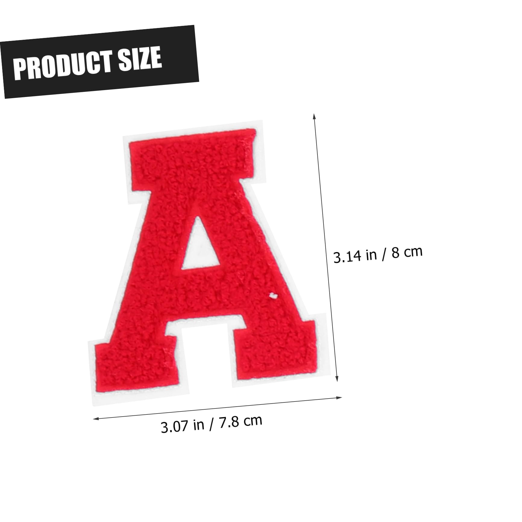 TEHAUX 130pezzi Toppe Decorative Chenille Per Abbigliamento e Accessori Toppe Termoadesive Con Lettere Ricamate Per Cappelli Giubbotti e Progetti Fai Da Te