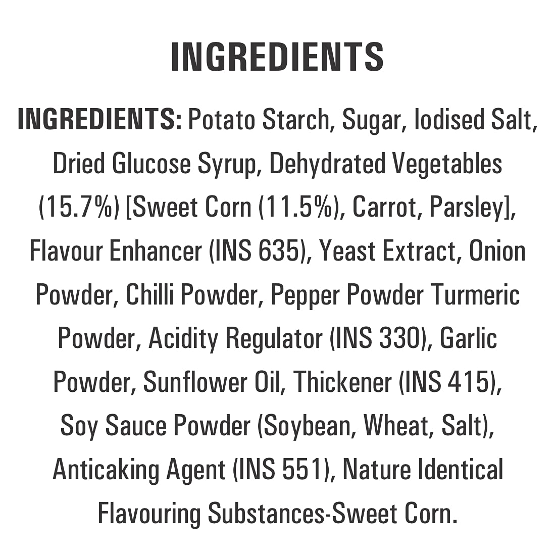 Ching's Secret Sweet Corn Veg Instant Soup, 15 gm - Image 4 thumbnail