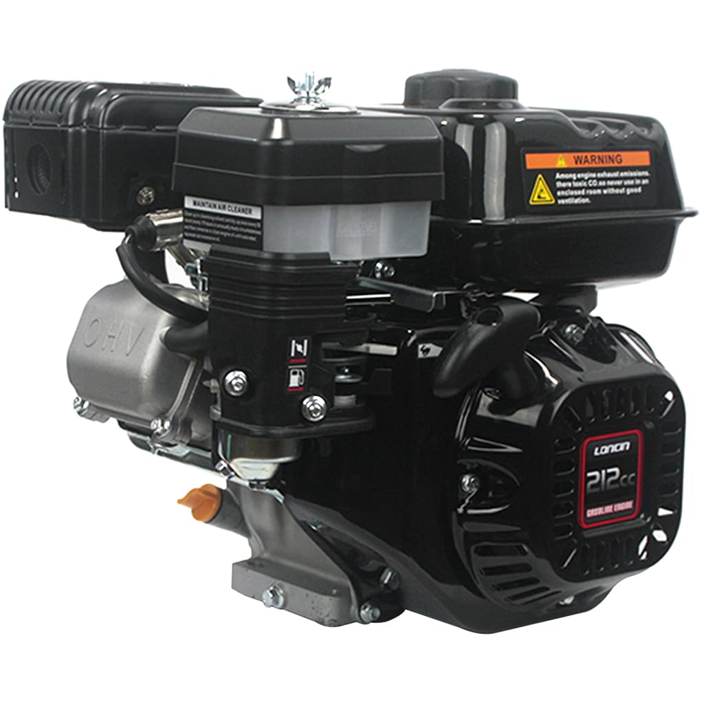Generico 7 HP LONCIN G210 FL Motore Benzina Albero 4 Tempi Conico 23 Mm