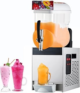 EliteBloom Commercial Ice usdsh Machine, 15L Frozen Beverage Making Machine, Portable Ice Crusher and Shaved Ice Machine f...