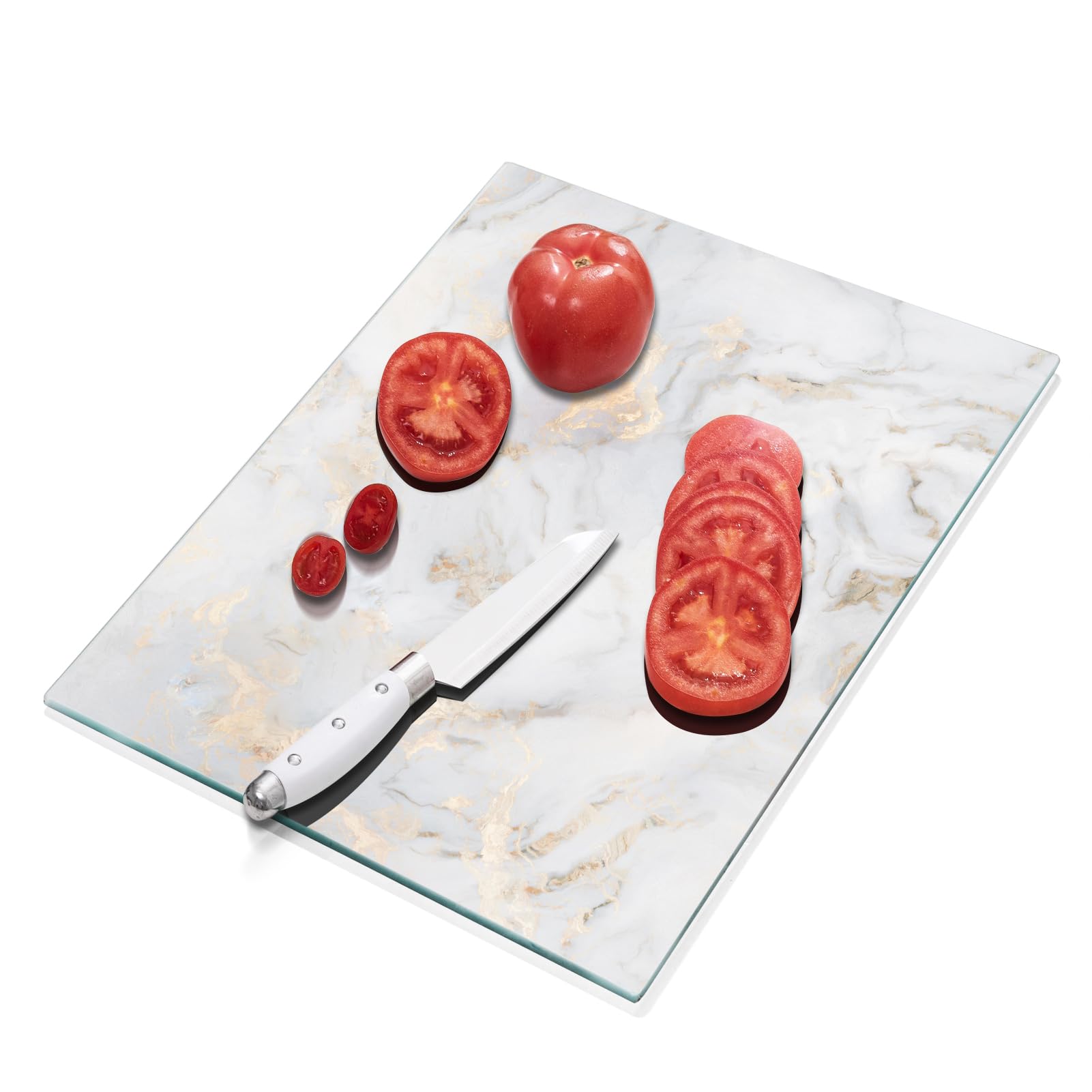 Vasuhome Tabla De Cortar De Vidrio Templado Para Cocina, Tab