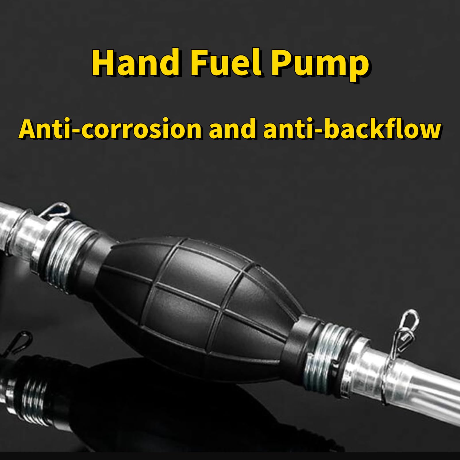 Fuel Pump Primer Rubber Aluminum Fuel Pump Line Hand - View #5