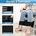 Clobeau Oxford Cloth Wheelchair Leg Strap, Adjustable, Black, FOOTREST, Wheelchair Accessory